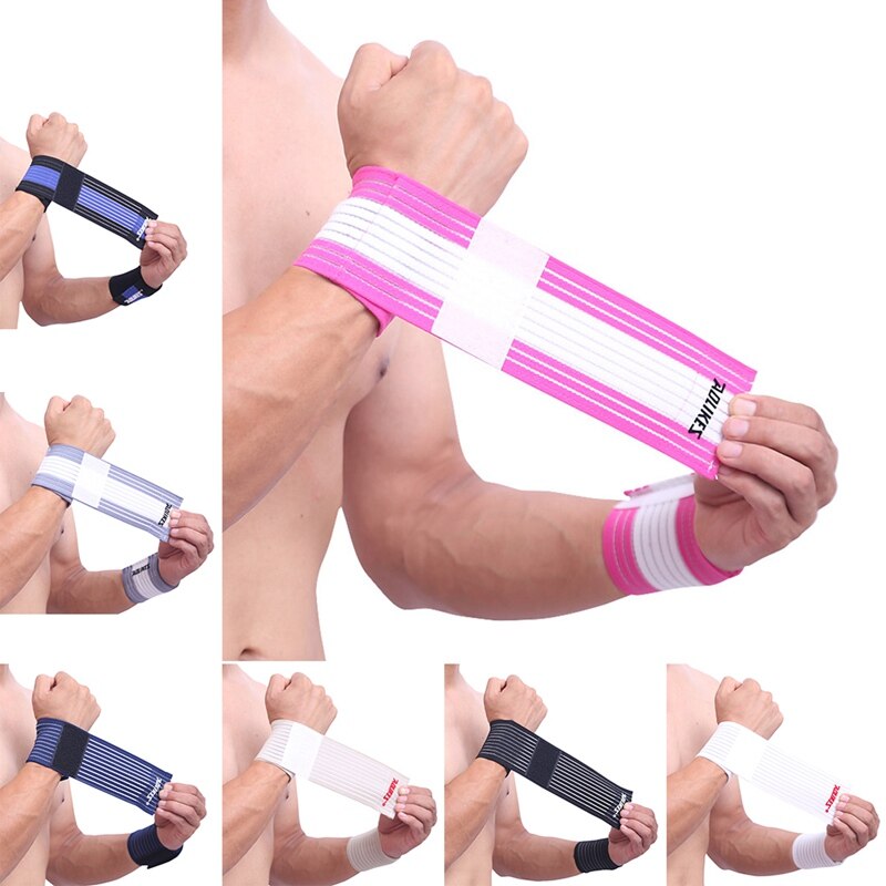 1 Pcs Sport Self Adhesive Elastic Bandage Wrap Tape Breathable Adjustable Compression Forearm Wrap Belt