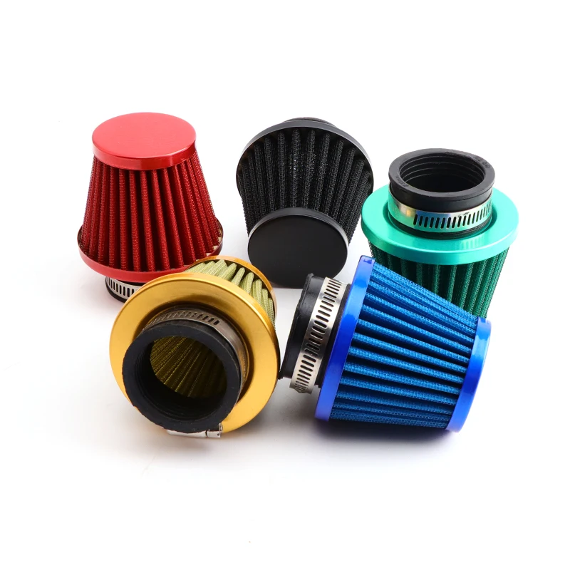 Filtre à air pour moto et scooter, 38mm, 45mm, 50mm, 60mm, kit d'induction d'admission pour dean 6, 50cc, 110cc, 125cc, D343, Pit Bike, façades RL