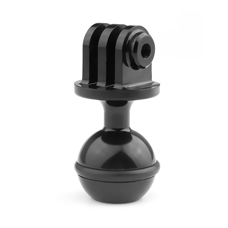 1-Zoll-Kugelkopf-Adapter, 1/4 Zoll Schraube, feste Halterung, Schmetterlingsclip für Gopro, SLR-Kamera, Unterwasser-Tauchhalterung, Tablett, Lichtklemme