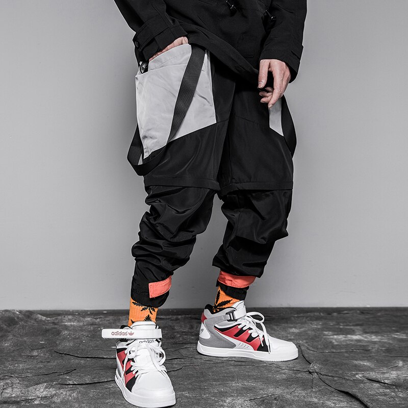 Spring Cargo pants New Popular Rice White Multi-pockets Overalls Harajuku stays Men Loose Casual Trousers Straight Mopping Pants main image 1