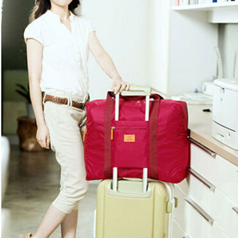 Sac de voyage pliable de grande capacité sac de rangement de voyage Portable pochette de bagage pliante en Polyester imperméable