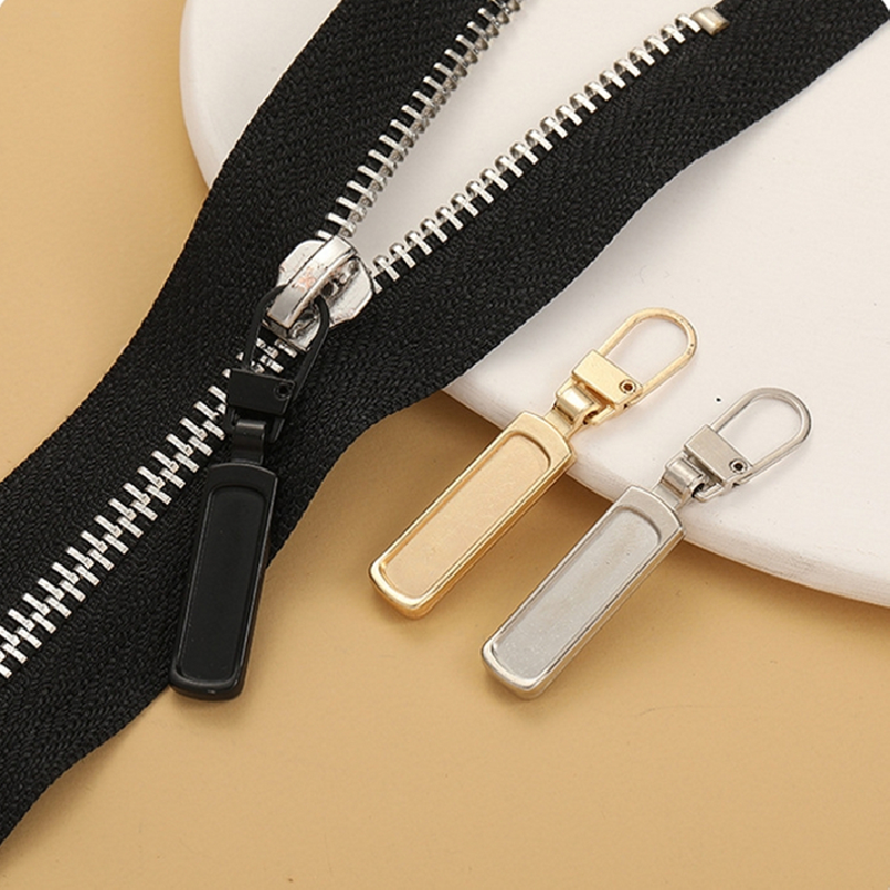 5 uds costura DIY cremallera desmontable cabeza cremallera tirar práctico bolso resistente bolso maleta mochila tienda