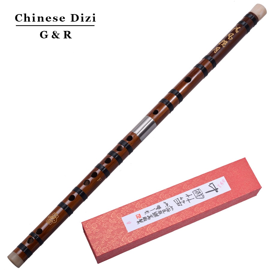 Chinese Traditie Bamboefluit Dizi Twee-Sectie Dwarse Wind Muziek Instrument Voor Folk Muziek Diatonically Gestemde Bambu Flauta