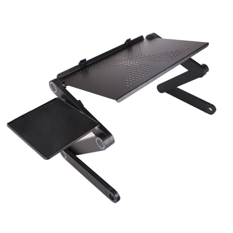 Ergonomic Folding Laptop Table Adjustable Laptop Stand Portable Desk for Laptop D0AD