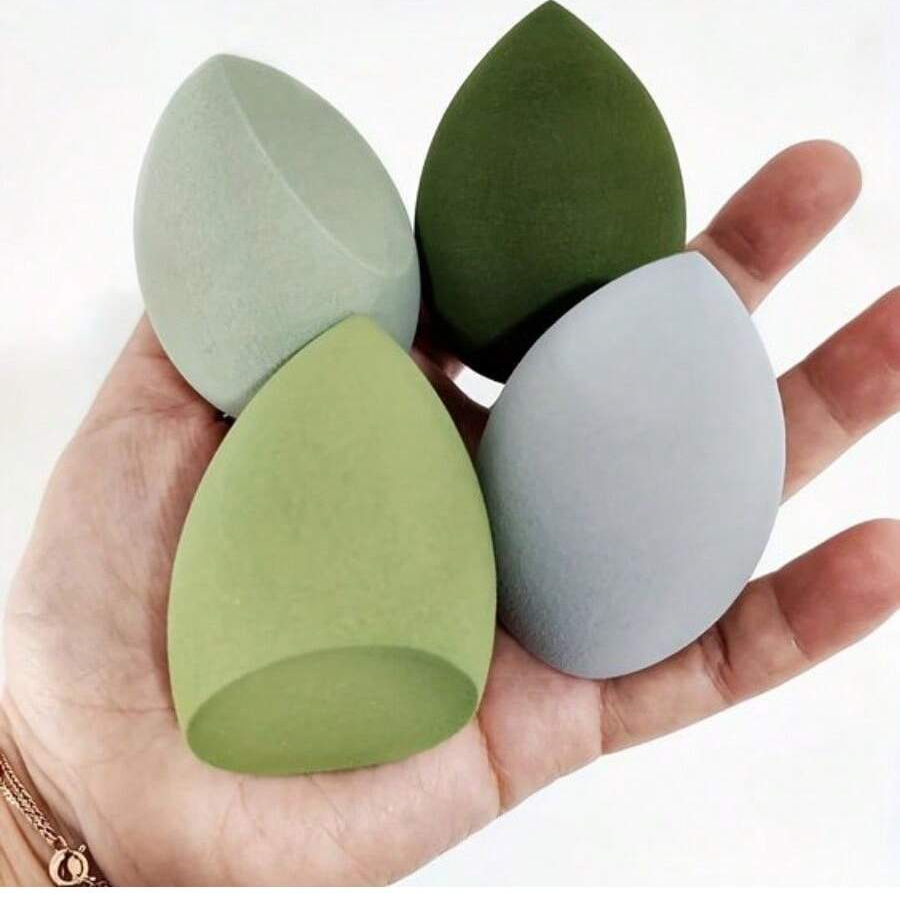 3/4/10 PCS Makeup Sponge Blenders Blending Sponge Foundation Applicator Cosmetic Sponges makeup tools: grey