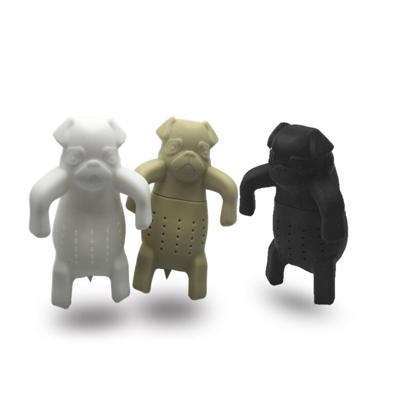 Cute Silicone Dog Tea Infuser Tea Filter Diffuser Reusable Tea Strainer Spice Loose Tea Leaf Herbal Spice Filter