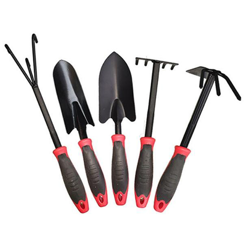 Draagbare Tuin Schop Hark Tuinieren Tool Set Prachtige Hardware Miniascape Landbouw Planten Tuinman Bonsai Gereedschap Set