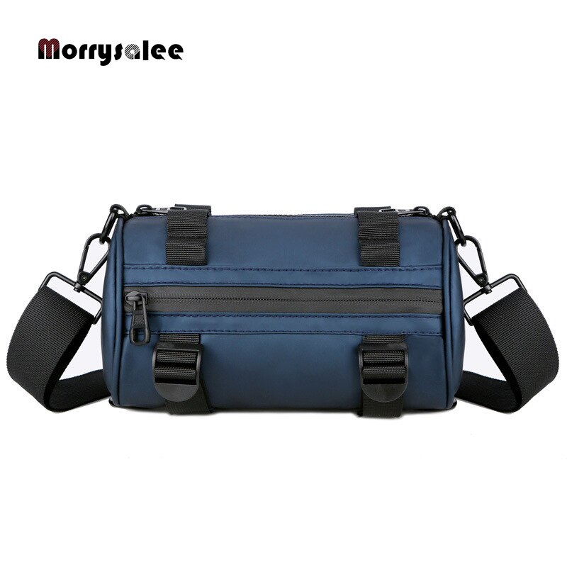 Pu leren reistas grote onafhankelijke grote fitnesstassen handtas tas bagage schoudertas zwart heren rits: Blauw