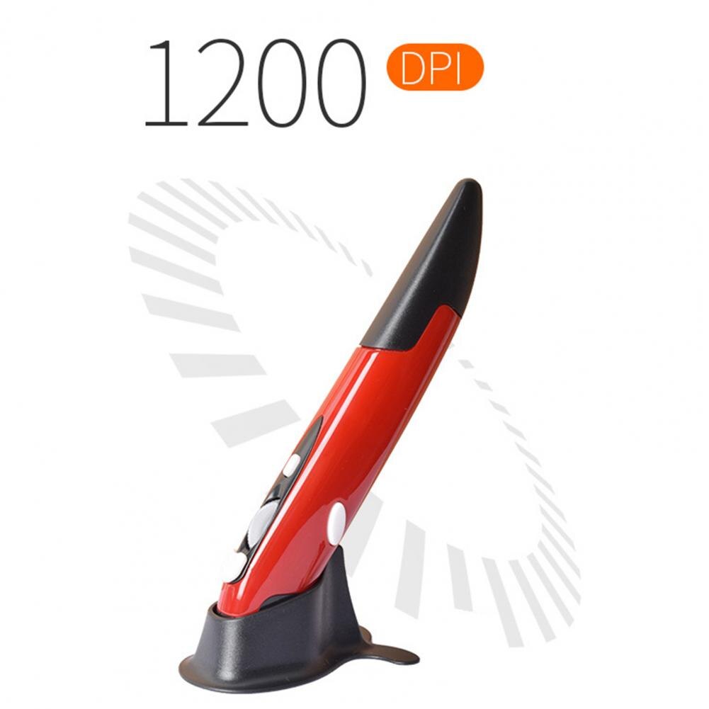 2.4Ghz Wireless Pen Mouse 800/1200/1600 DPI Vertical Optical Pen Mouse Pen-Shaped Wireless Optical Stylus Pen Mouse for PC