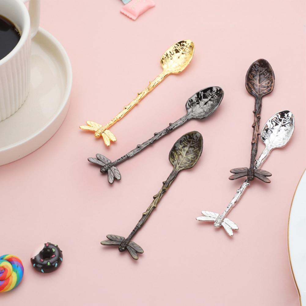 Durable Tea Spoon Portable Safe Wide Usage Mini Coffee Milk Exquisite Spoon