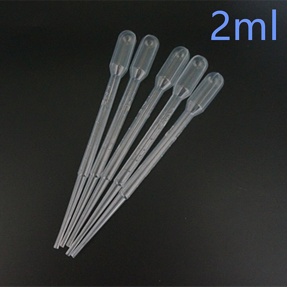 Plastic Pasteur Pipet 0.2ml/0.5ml/1ml/2ml/3ml/5ml/10ml Disposable Plastic DropperTransfer Pipette Refillable Tool