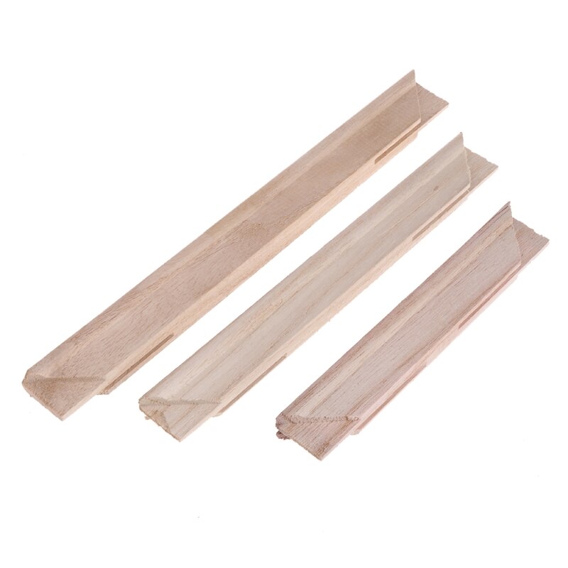4Pcs/Set Wood Stretcher Strip Bar Frame For Canvas Painting Art Gallery Wrapped Painting Frame