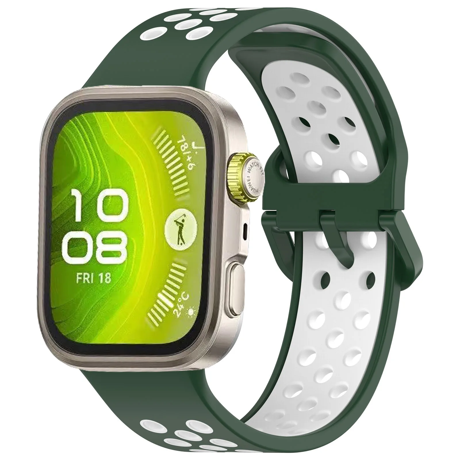 Cinturino In Silicone Buwei Per Orologio Honor GS Pro - Sostitutivo Morbido E Colorato