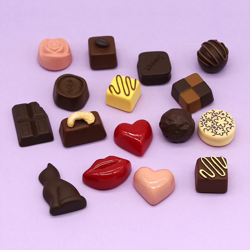 Pâte magnétique pour réfrigérateur, Simulation de chocolat, jouet, décoration 3D pour réfrigérateur, accessoires de décoration pour la maison, DIY
