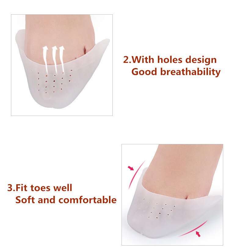 1 pair Tiptoe cover SEBS toe pad super soft tip toe protector for ballet dance used in ballet shoes ballet dance turnboard