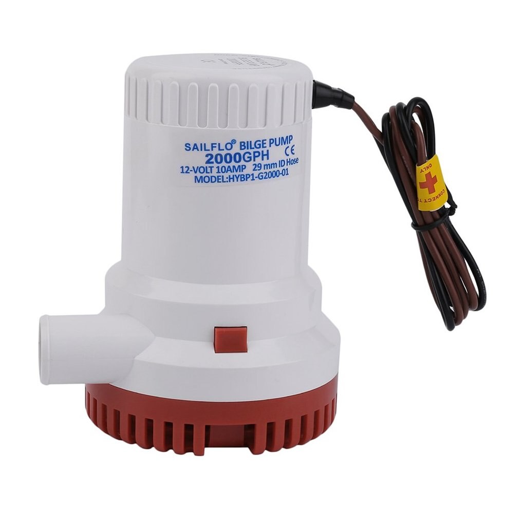 2000GPH Non-automatic Corrosion-resistant Anti-Airlock Protection Submersible Marine Boat Bilge Pump Vacuum Water Pump