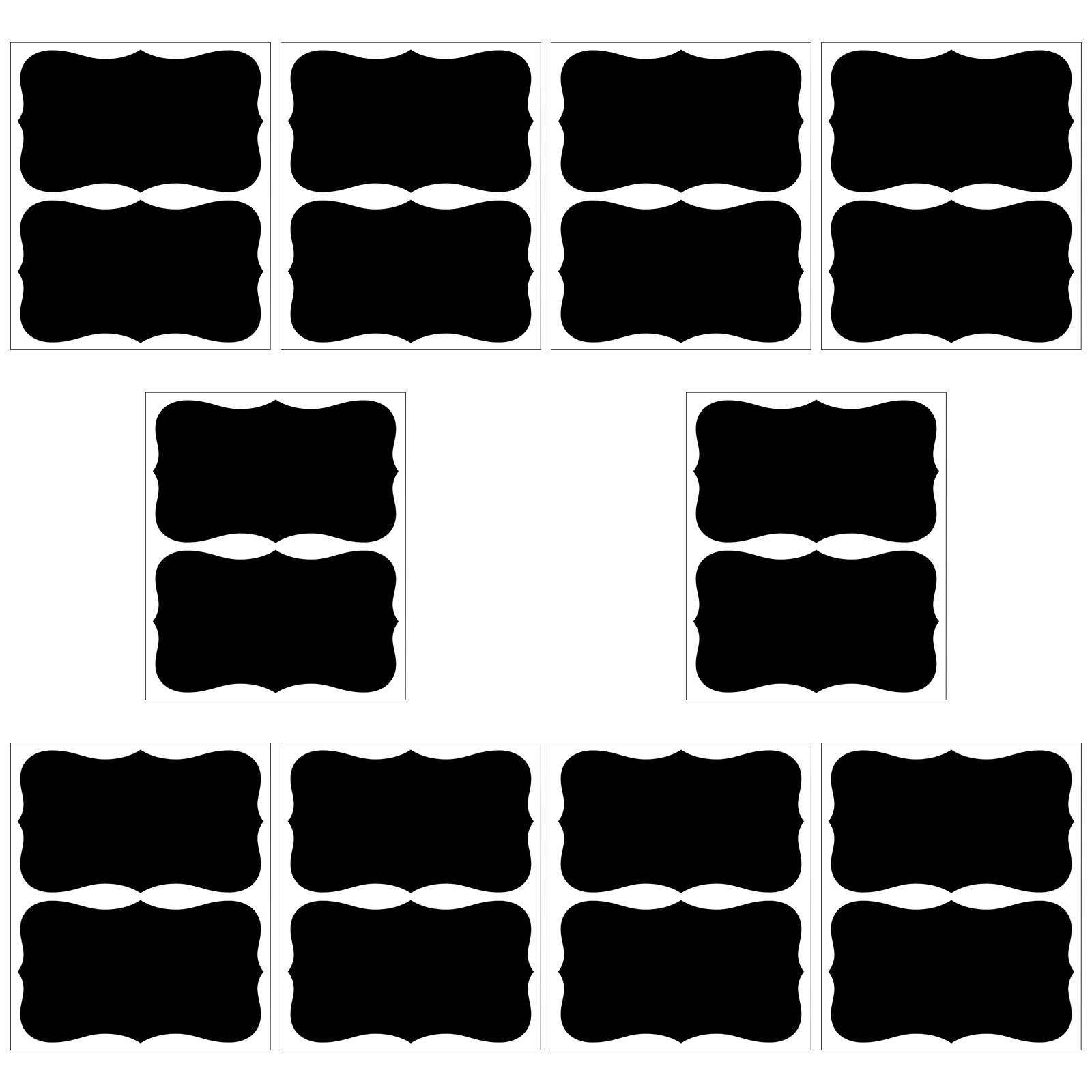 25# Pvc Labels Sticker Craft Kitchen Bottle Jars Organizer Labels Sticker Packaging Sealing Label Album Adhesive Sticker: A