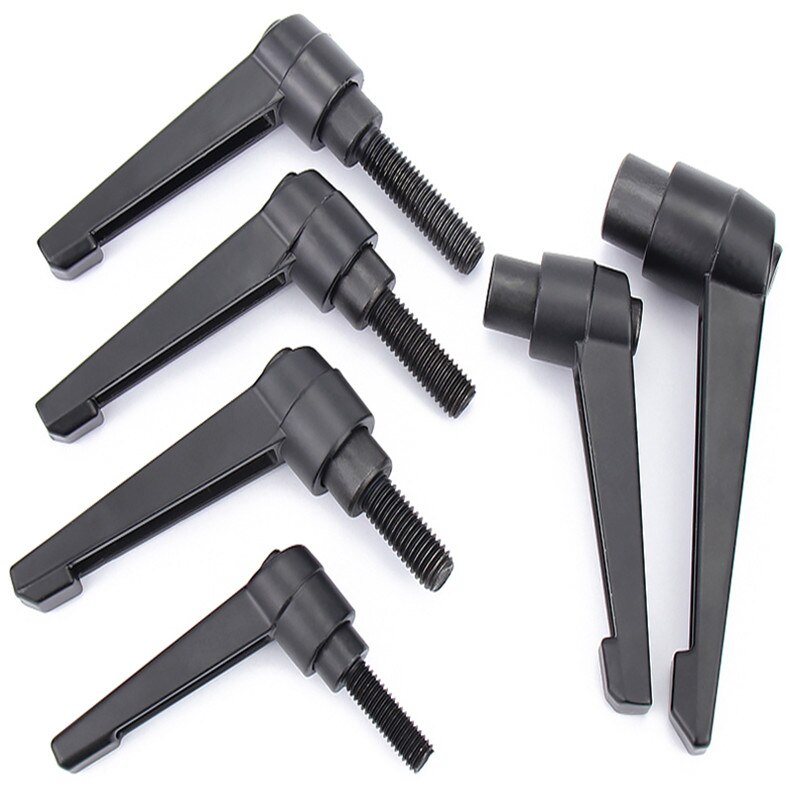 Adjustable locking handle screw self-locking positioning handle L-shaped rotating handle screw nut