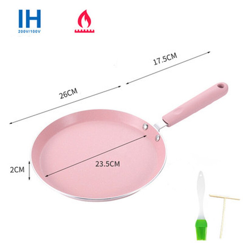 Nonstick Pan Pan Pancake Pan Steak Frying Pan Melaleuca Cake Special Small Omelette Breakfast Pan Pancake Pan: 6