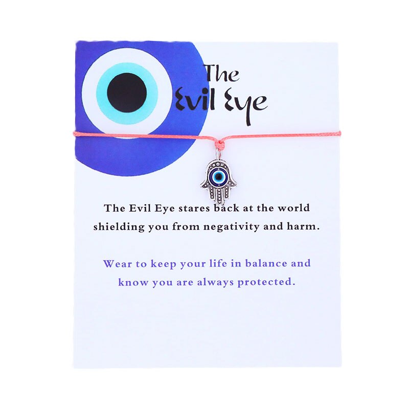 Hamsa Hand Evil Eye Red String Bracelet Good Luck Blue Evil Eye Hand Braided Bracelet Evil Eye Jewelry Friendship Bracelet