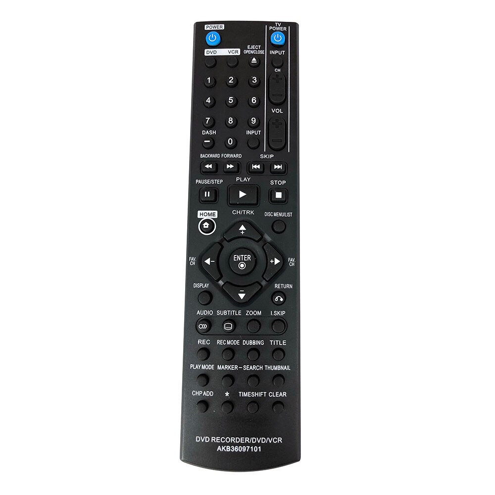 NEUE Ersatz für LG DVD Recorder DVD VCR fernbedienung AKB36097101 FÜR RC897T RC397HM Fernbedienung