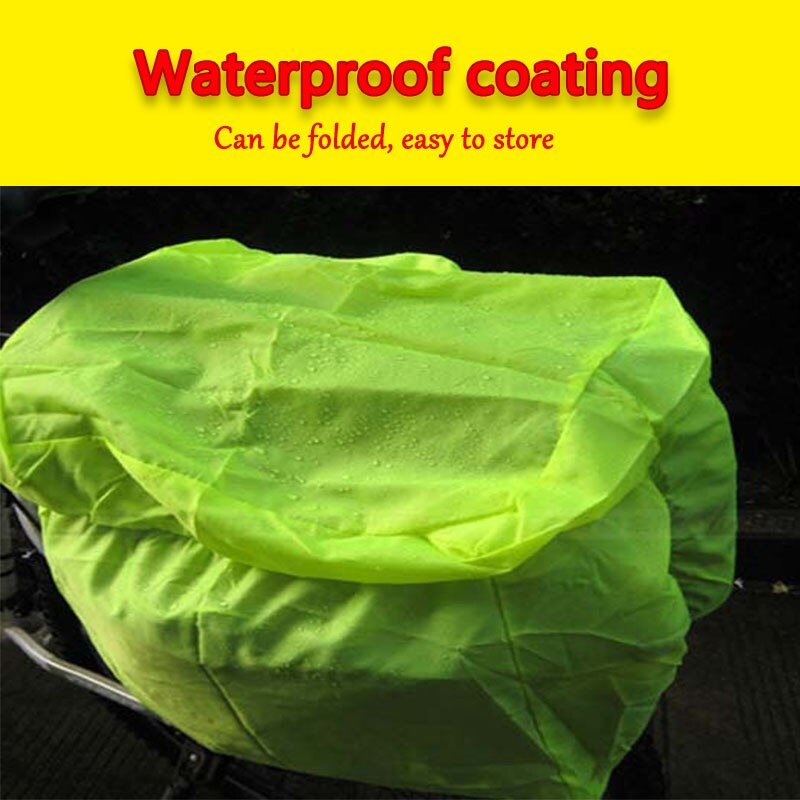 Portaequipajes del asiento trasero para bicicleta de montaña, bolsa de equipaje impermeable, funda impermeable para lluvia, bolsa de transporte, accesorios para bicicleta