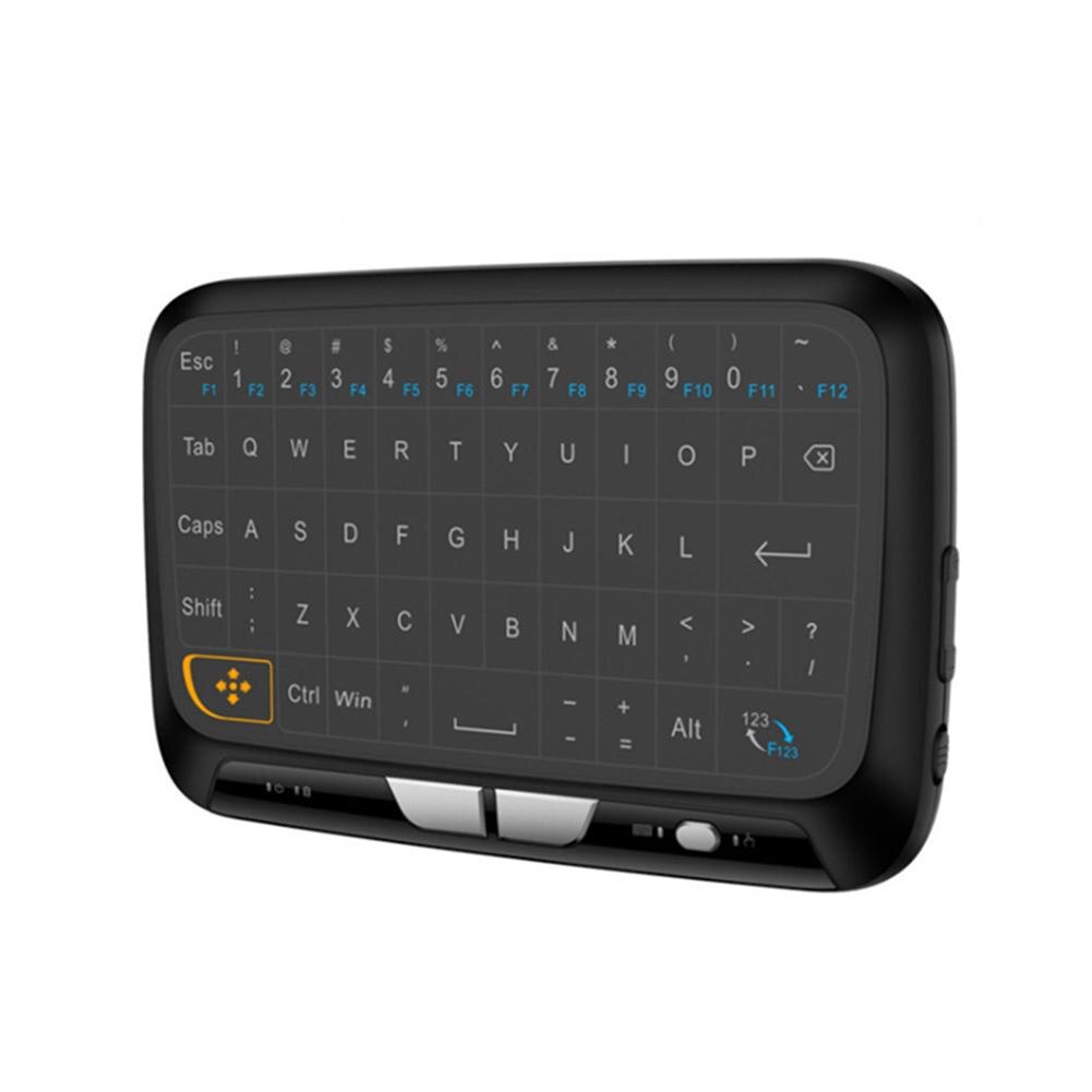 Draadloos toetsenbord  h18 draagbare mini touchpad toetsenbord клавиатура draadloos air toetsenbord en muis voor smart tv pc telefoon teclado