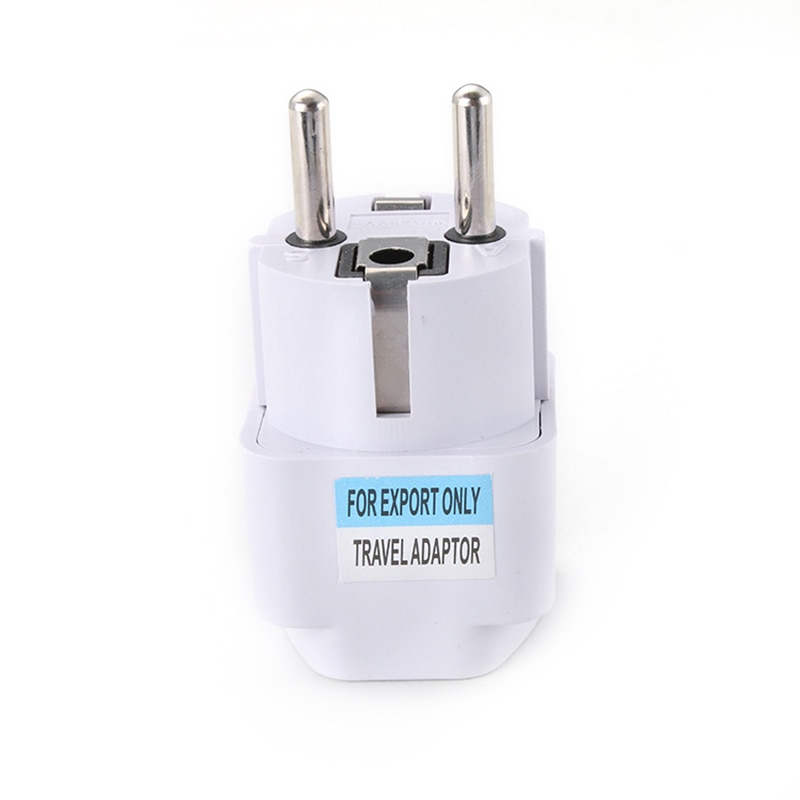 Universal eu stik adapter international au uk us til eu euro rejse adapter elektrisk stik konverter strømstik stik adaptere