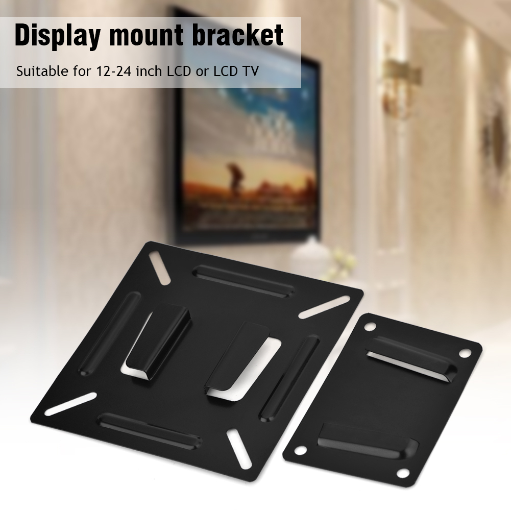 For lcd led tv monitor tv skjerm veggstativ brakett holder premium støtte 12 to 24 tommers flat-tv panel tilbehør metall