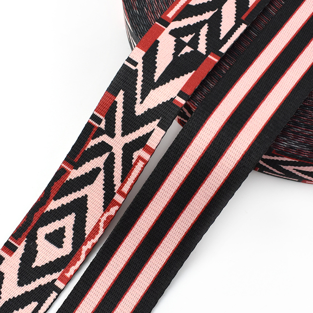 Meetee 10 metriä 38mm print etninen jacquard nauhakassit hihna vyö nauha tee itse tekstiilit vaatteet sisustus ompelutarvikkeet: 16