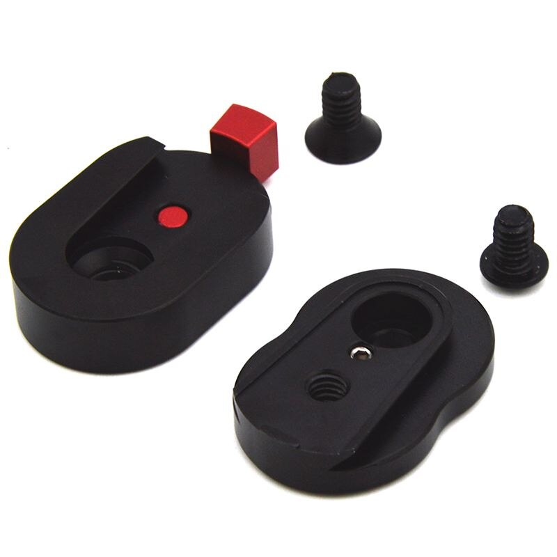 Field Monitor Quick Release Plate for LCD Monitor ic Arm LED light Camera Camcorder Rig with 1/4-inch Screw Hole