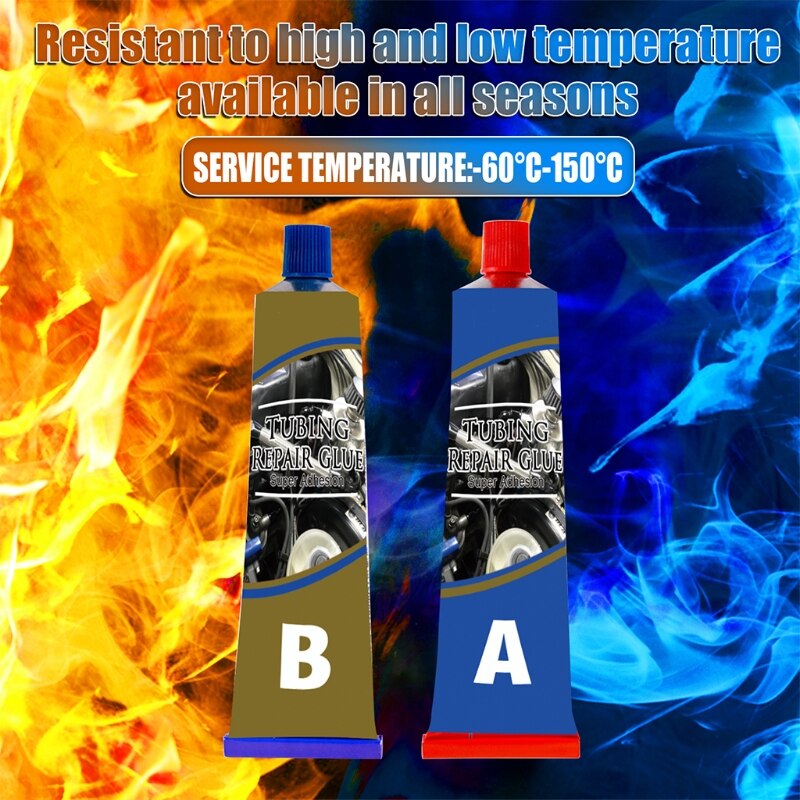 Strong Bond Sealant AB Glue Casting Adhesive Industrial Heat Resistance Cold Weld Metal Repair Paste Defect Repair Agent