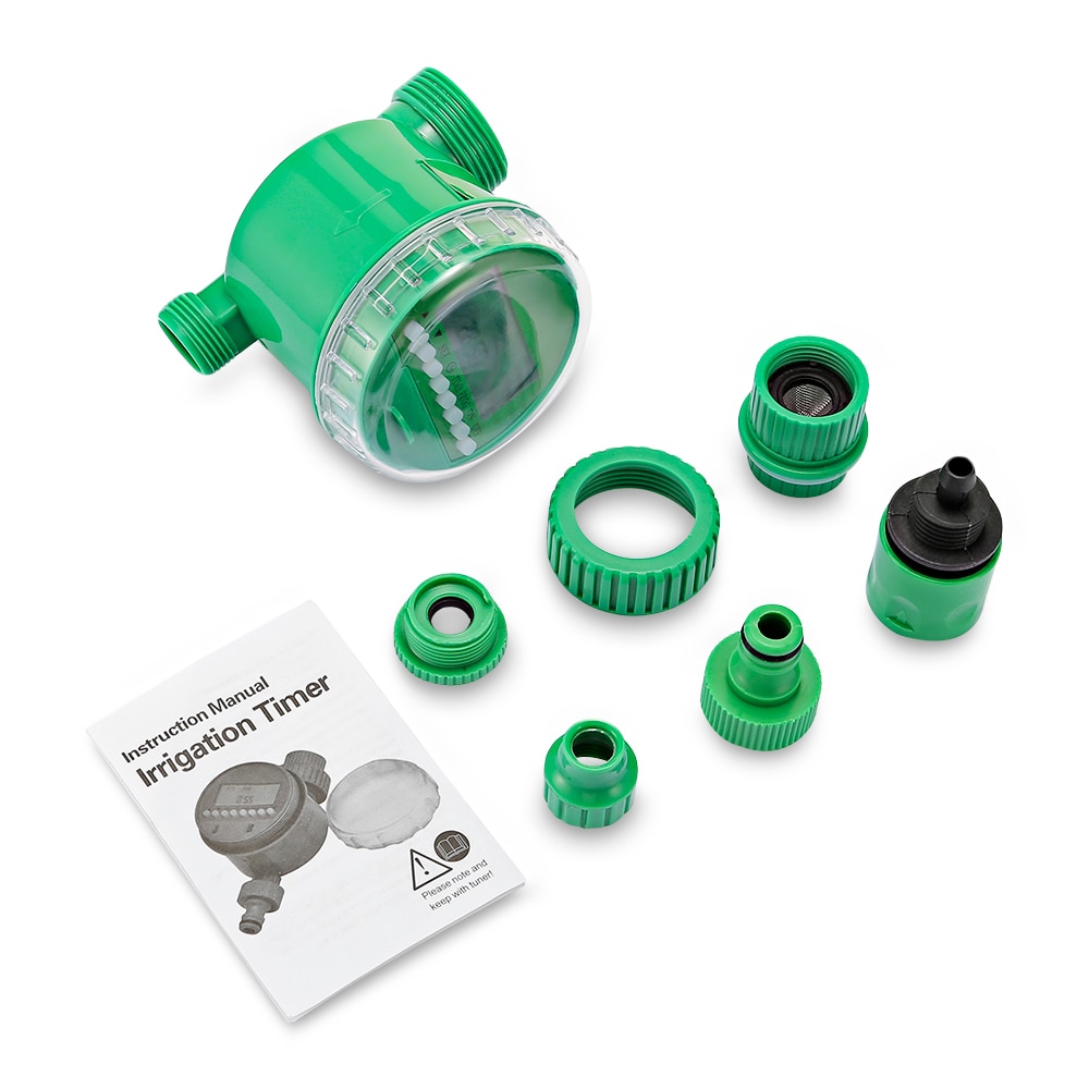 25m DIY Micro Drip Irrigation System Plant Self Automatic Watering Timer Garden Hose Kits With Adjustable Dripper