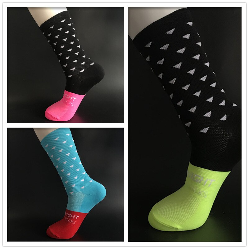Hoge Elasticiteit Fietsen Sokken Sport Fiets Sokken Ontgeuringseffect Ademend Voor compressie sokken