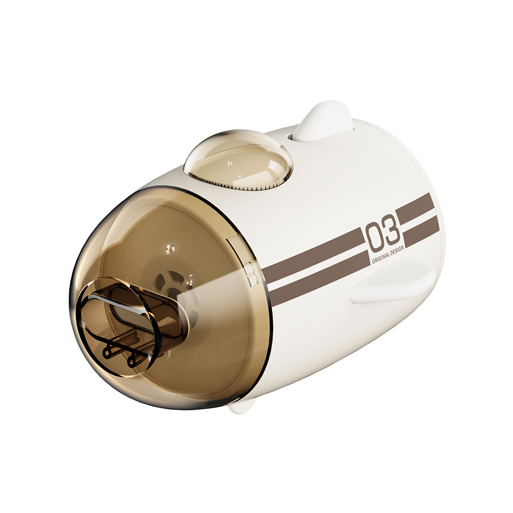 ROCK Mini Vacuum Table Vacuum Cleaner Space Capsule dust Cleaner Desktop Coffee Dust Collector For Home Office Desktop Cleaning: 700Pa White