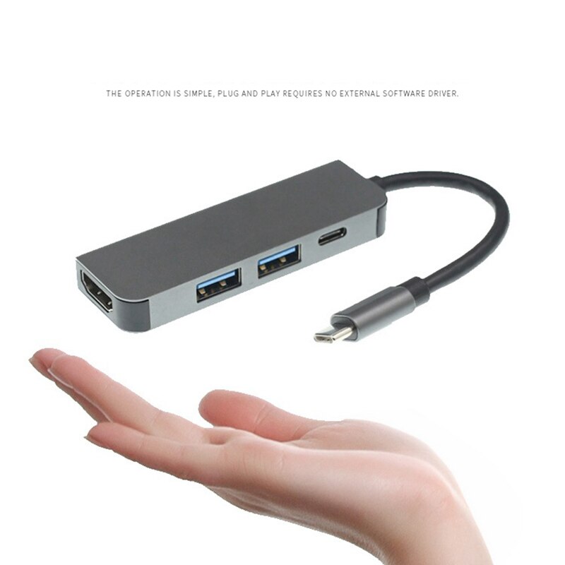 4 en 1 DEX Station para Samsung S8 S9 S10 Plus Nota 8 9 Dex Cable USB C a HDMI adaptador para Huawei Mate 20 P20 Pro