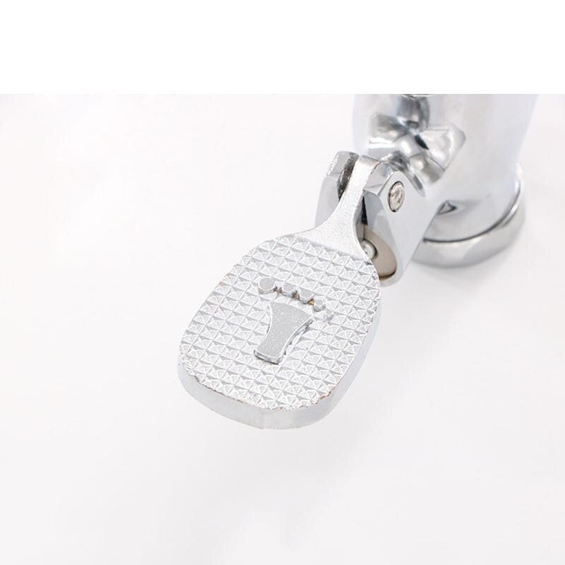 1 Pcs Outlet Interface 4CM Copper Foot Flush Valve Four way With Foot Stepping Pedal For Toilets And Urinals