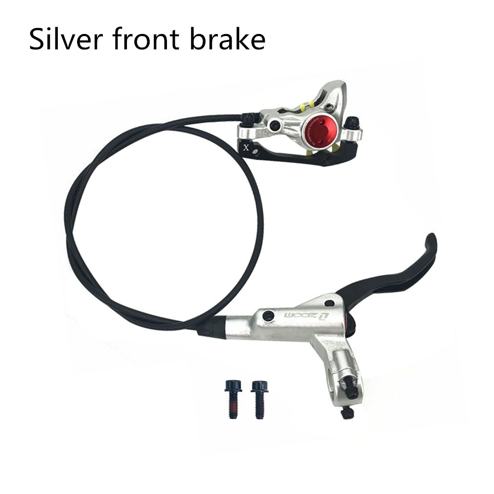 Mtb  hb875 cykelbroms cykel hydrauliska skivbromsar freio hidraulico bromsok fram och bak 800 / 1400mm broms hydraulisk broms: Silver frambroms