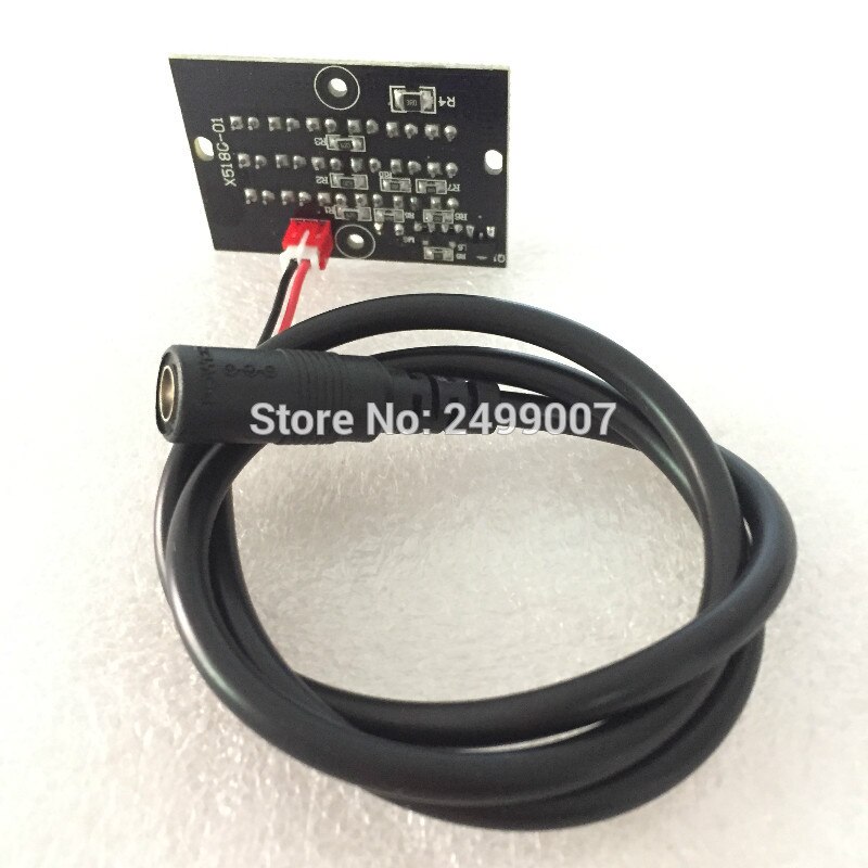 Lihmsek 940nm 18pcs IR LEDs Infrared Light Board DC12V Invisible light at night No red exposure to eye IR Illuminator accessory