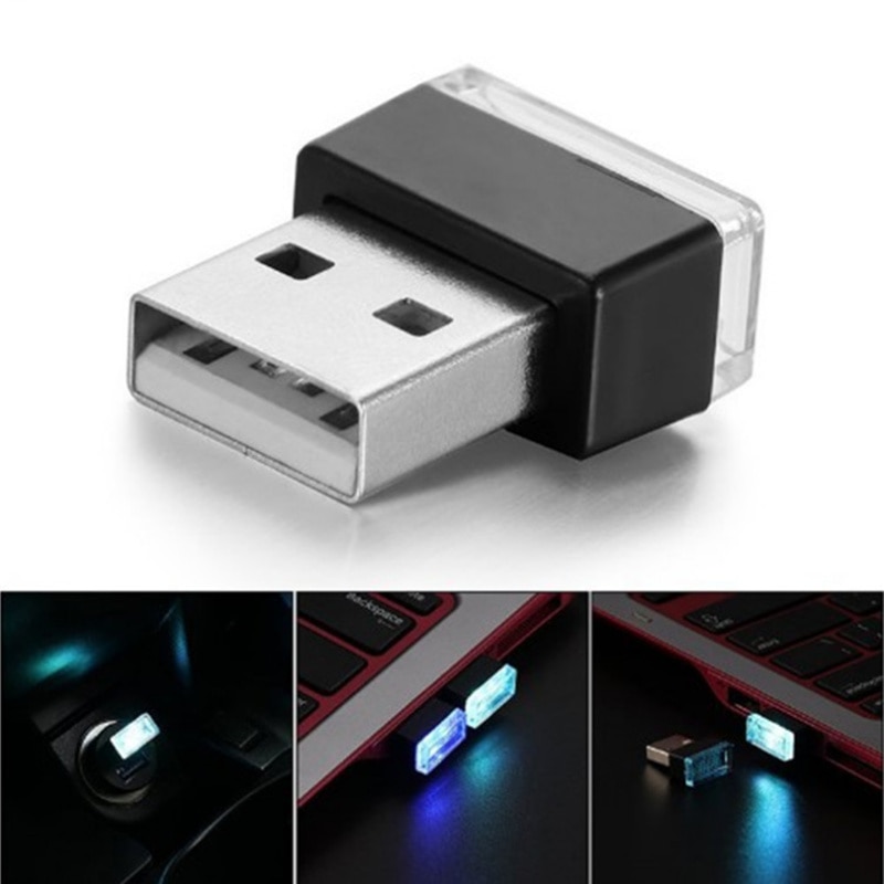 Auto Styling USB Sfeer LED Lamp Licht voor Tesla Roadster Model 3 Model S Model X Auto-styling auto Accessoires