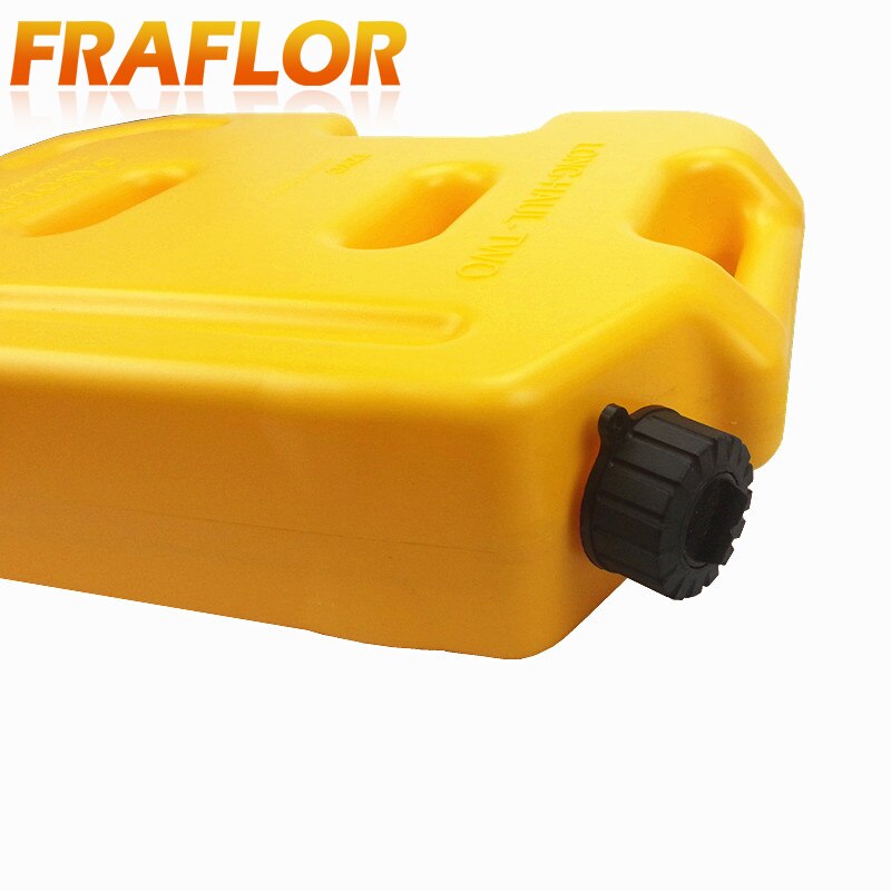 Yellow 10L Fuel Tank Cans Spare Plastic Petrol Tanks Mount Motorcycle Car Jerrycan Gas Can Gasoline Oil Container Fuel-jugs