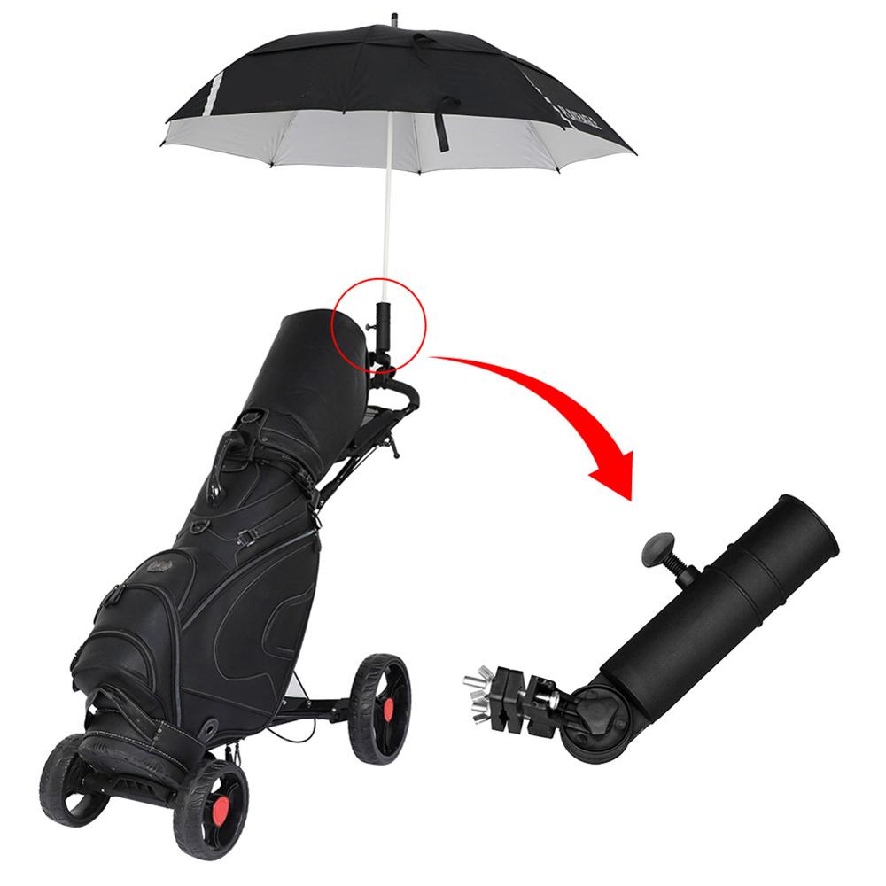 For Outdoor Trolley Baby Pram Golf Cart Umbrella Holder Double Lock Connector Stand Wheelchair Universal Accessory
