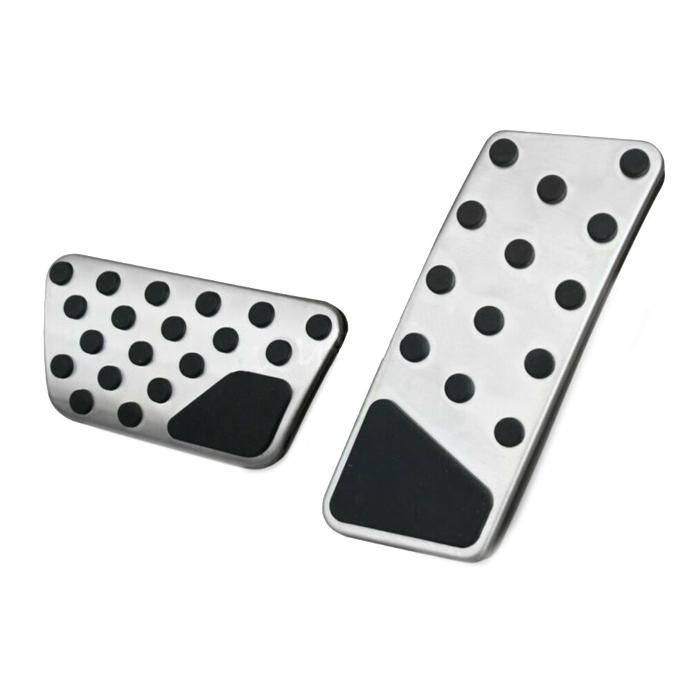 Couvercle de frein à pied pour Jeep Wrangler JK | Kit de 2 pièces, couvercle de pédale antidérapant pour frein d'accélérateur 2007 ~