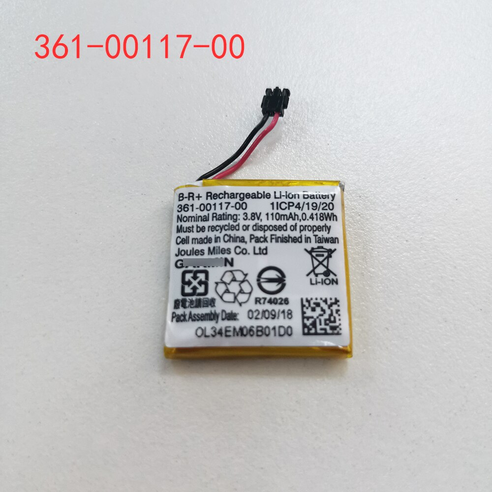 TCTK Ersatzakku 180mAh - Kompatibel Mit Garmin Approach S10, S20, Forerunner 35