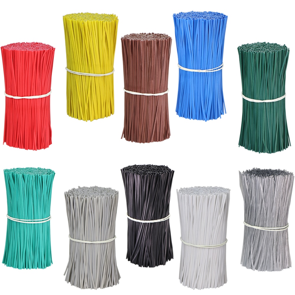 Câble torsadé de jardin en plastique, 10/12/15/20CM, cordon de Support de plante, de vigne grimpante, Ligature, fil d&#39;alimentation fixe multifonction