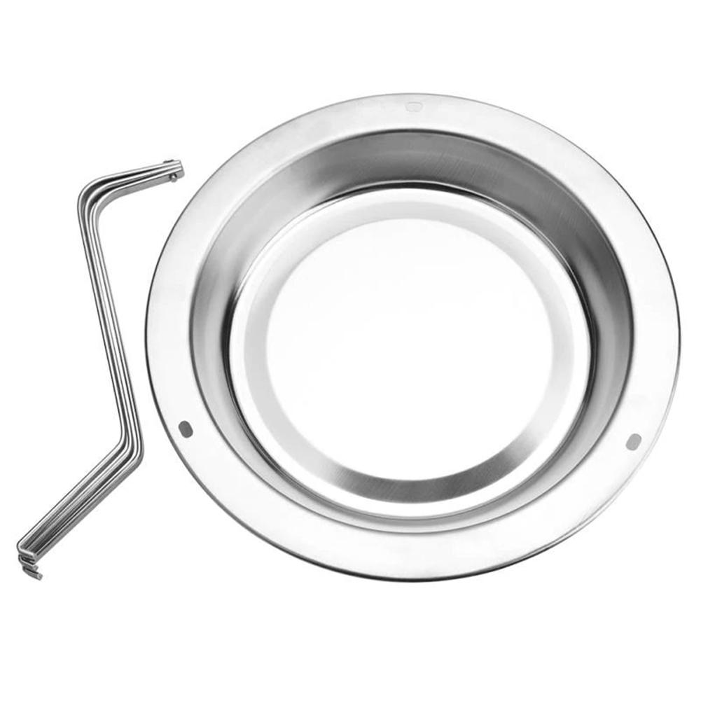 Grillverktøy kylling og holder stativ rustfritt stål grillet kylling tallerken utendørs bbq grille stativ steking bbq ribbein ikke pinne