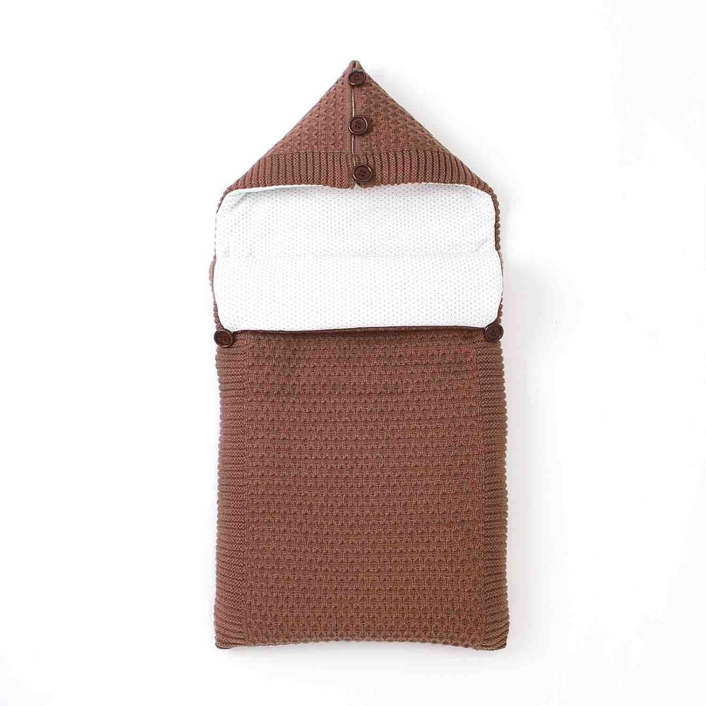 Baby Sleeping Bags Newborn Bebes Swaddle Wrap Gowns Winter Warm Knitted Stroller Sleep Sack for Infant Boys Girls Envelopes 0-6M: 82W551-31 / 0-3M