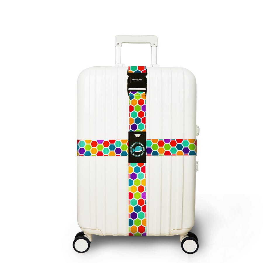 Bagagerem krydsbælte pakning justerbar rejse kuffert med nylon kuffert med rejsetilbehør