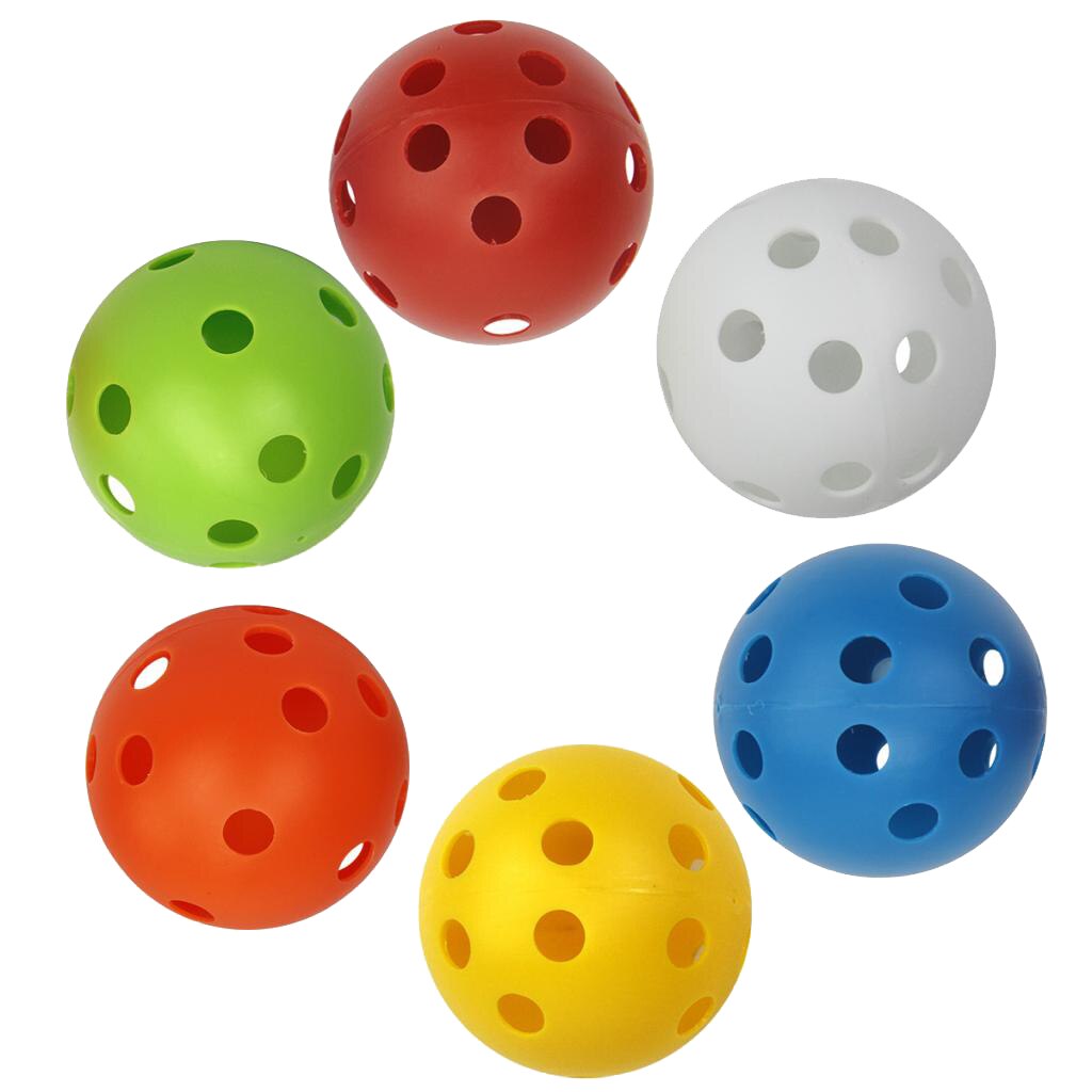 Övningsgolfbollar 6-- pack – lämplig för svingträning, driving range