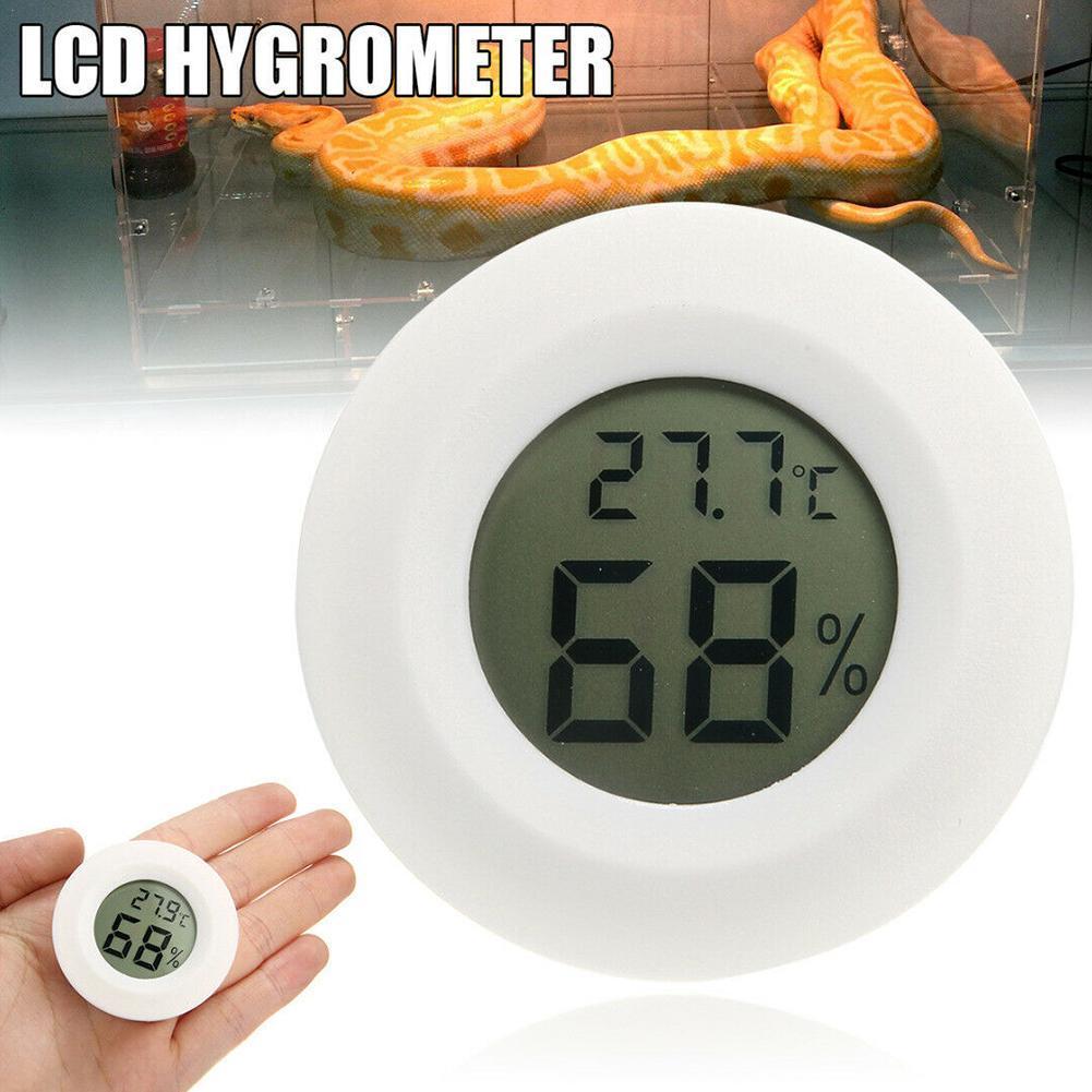 Mini Lcd Thermometer Hygrometer Praktische Digitale Indoor Display Vochtigheid Mete Temperatuur Ronde Hygrometer Lcd Thermometer J5T7